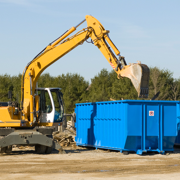 is there a minimum or maximum amount of waste i can put in a residential dumpster in Chesterfield Indiana